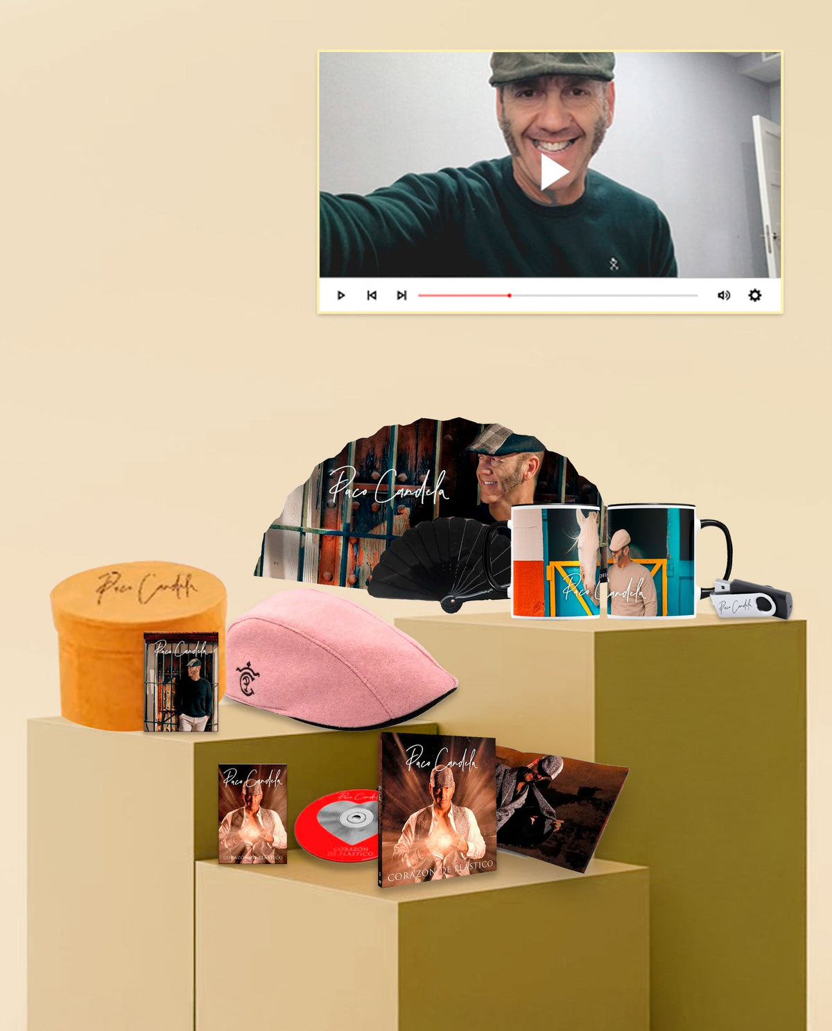 Paco Candela - Caja Deluxe Edición “Ratitos Buenos” + Video Saluda Personalizado - D2fy · Rocktud - Paco Candela