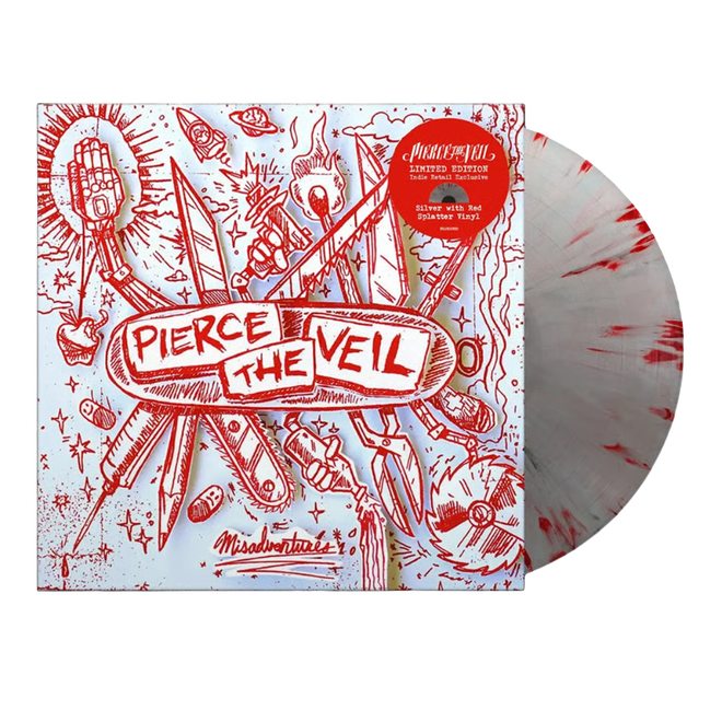 Pierce The Veil - LP Vinilo Splatter "Misadventures (10th Anniversary)" - D2fy - Direct To Fans - Pierce The Veil
