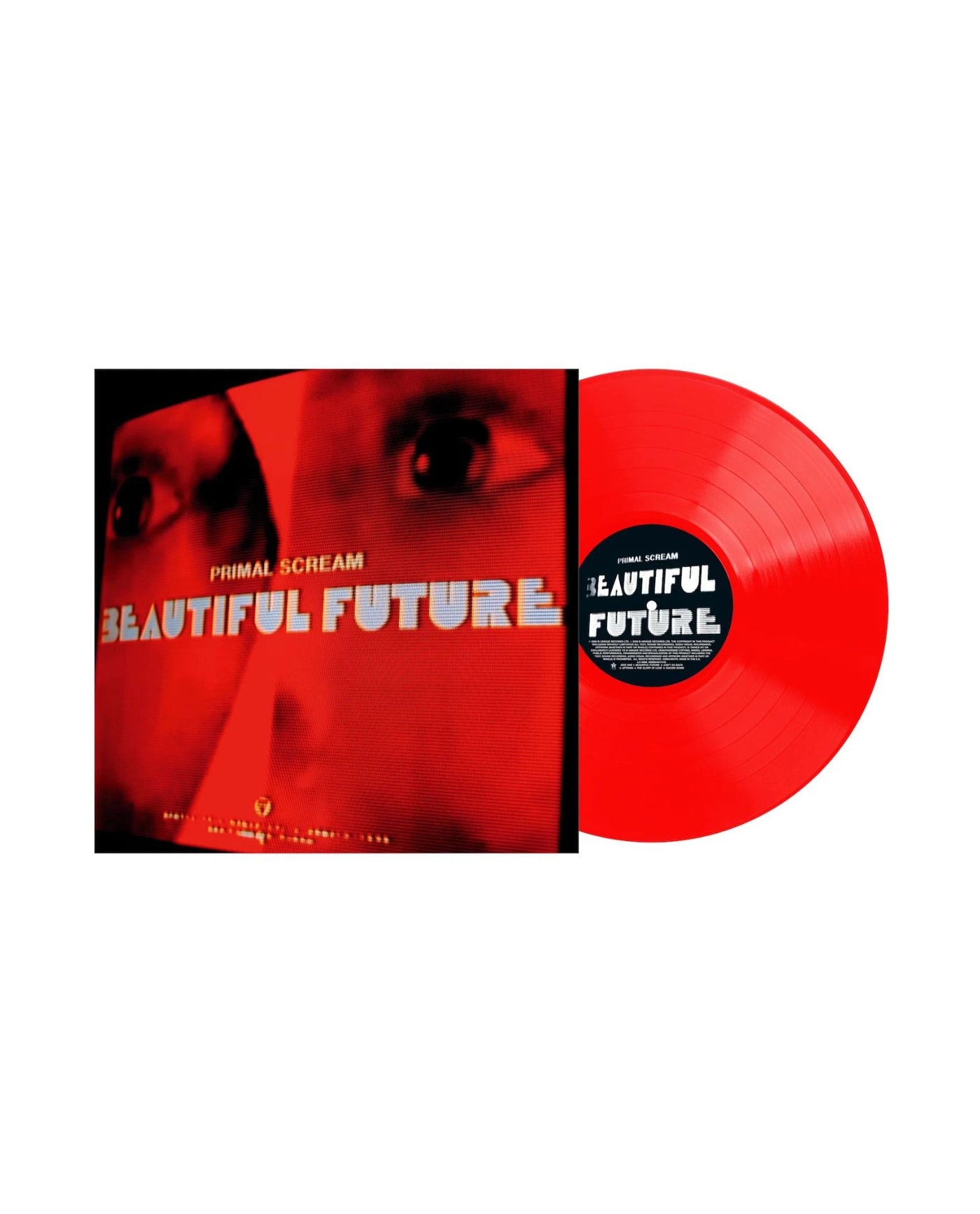 Primal Scream - LP Vinilo Rojo "Beautiful Future" - D2fy - Direct To Fans - D2fy