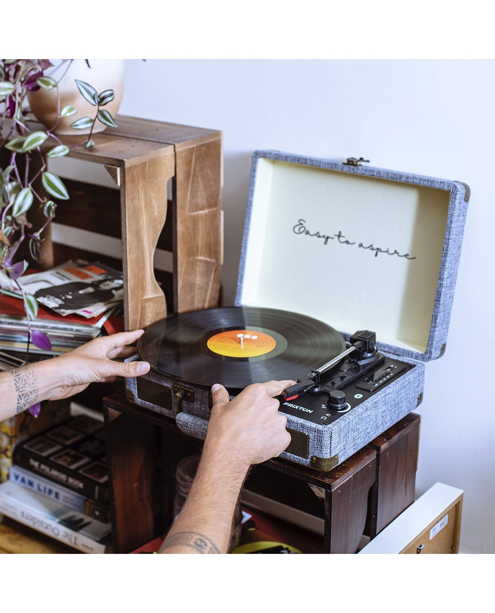 Prixton - Tocadiscos Bluetooth VC400 Gris - D2fy · Rocktud - D2fy