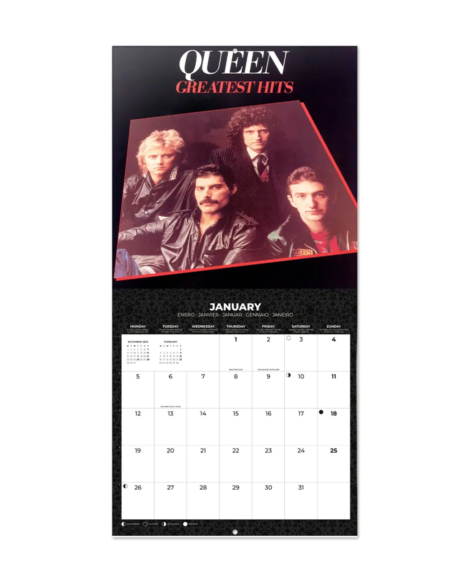 Queen - Calendario 2026 "Albums" - D2fy · Rocktud - Rocktud
