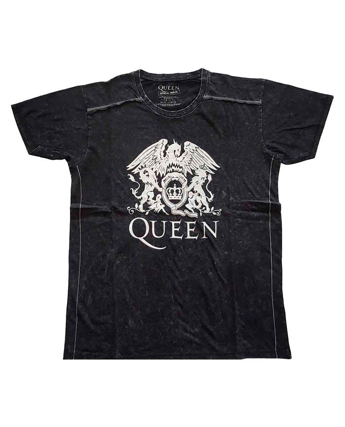 Queen - Camiseta "White Classic Crest" Unisex - D2fy · Rocktud - Rocktud
