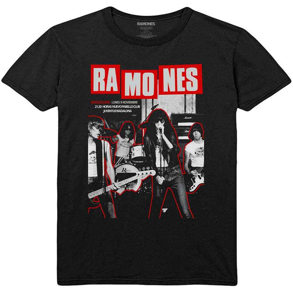 Ramones - Camiseta "Barcelona" Unisex - D2fy - Direct To Fans - Ramones