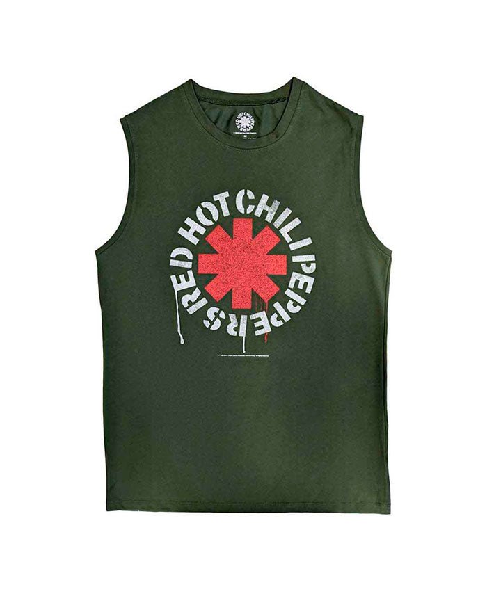 Red Hot Chili Peppers - Camiseta Tanque "Stencil" Unisex - D2fy · Rocktud - Rocktud