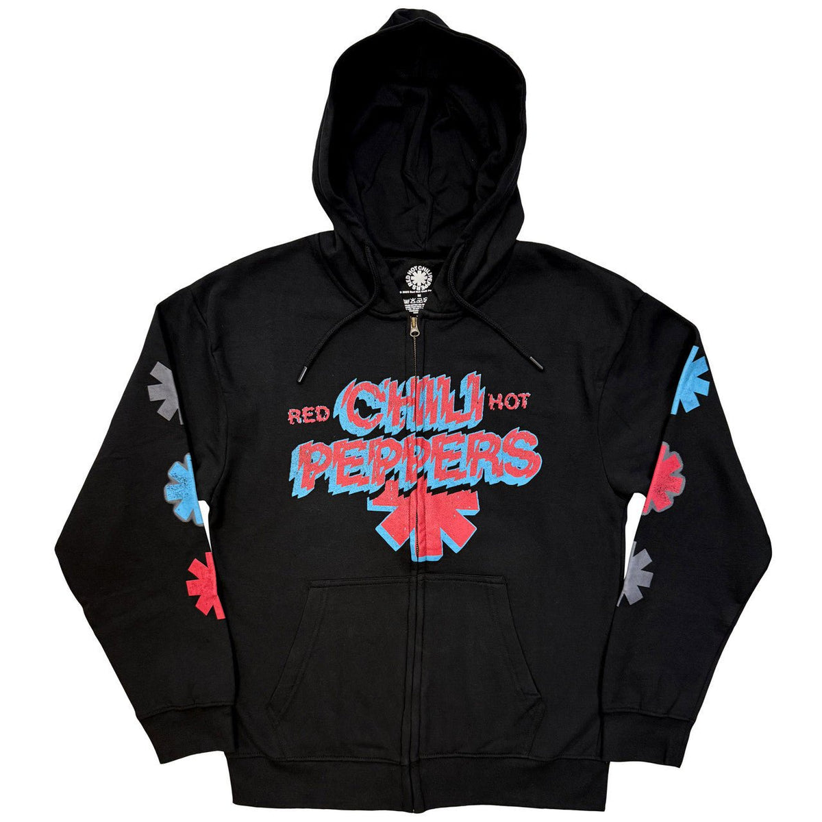 Red Hot Chili Peppers - Sudadera Cremallera "Shock Logo" Unisex - D2fy - Direct To Fans - Red Hot Chili Peppers