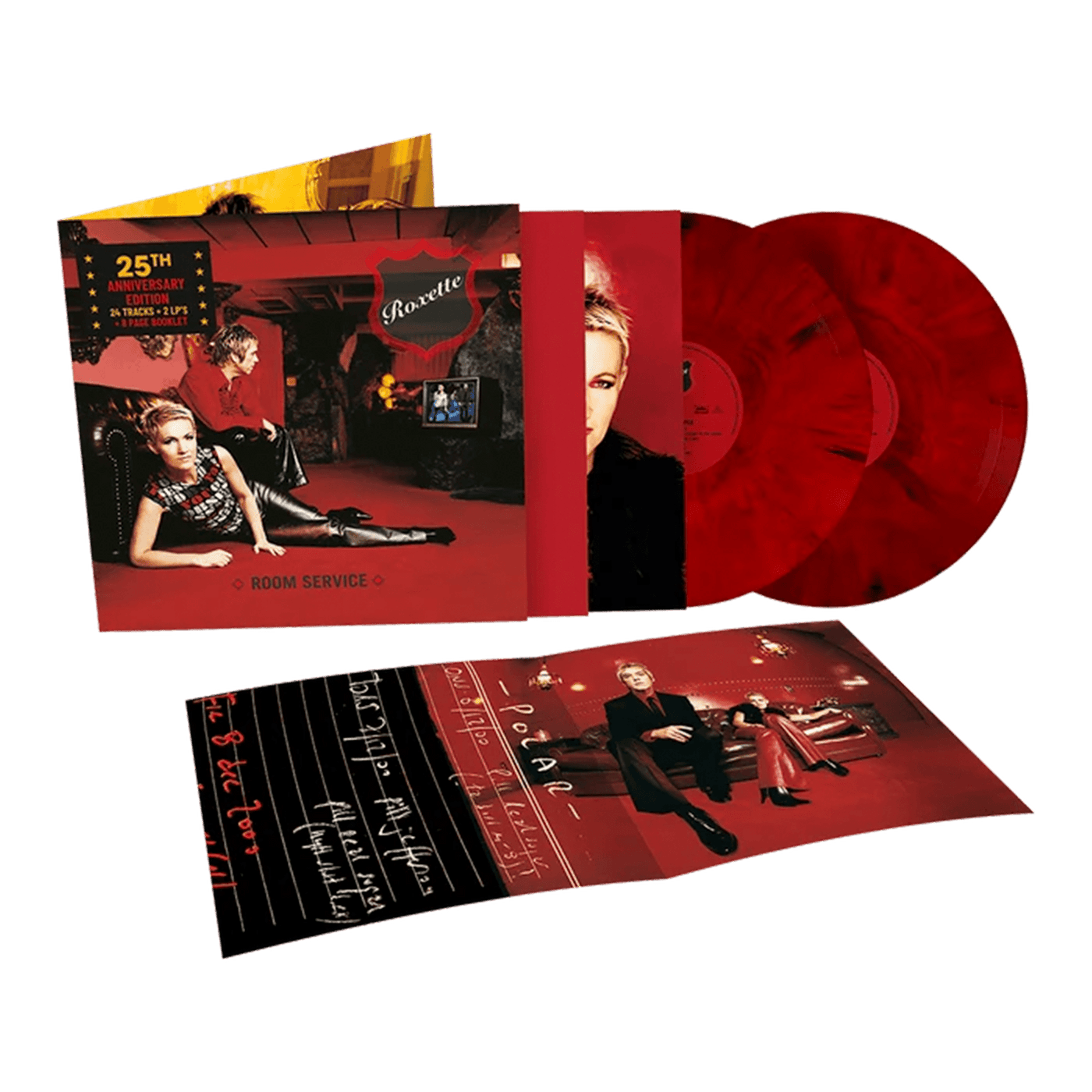 Roxette - 2LP Vinilo Rojo "Room Service (25th Anniversary)" - D2fy - Direct To Fans - Roxette
