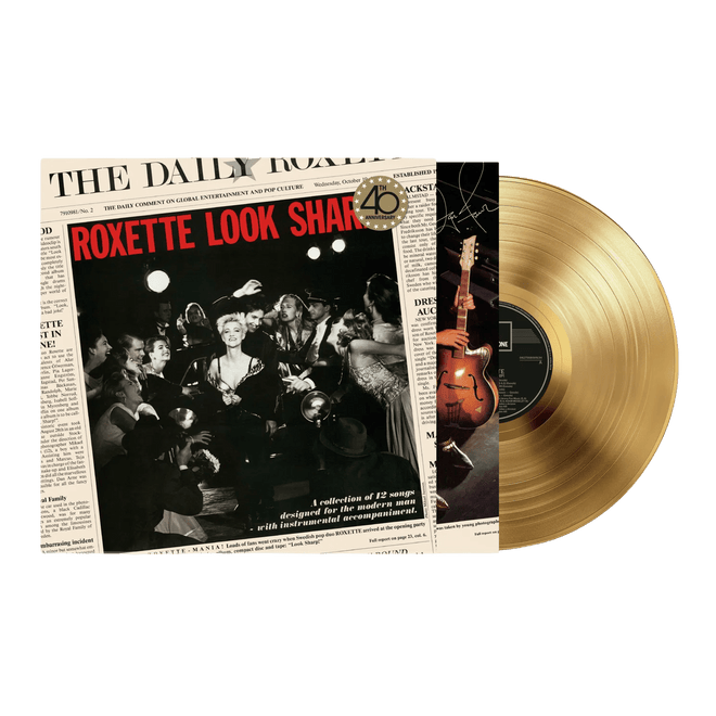 Roxette - LP Vinilo Dorado "Look Sharp" - D2fy - Direct To Fans - Roxette
