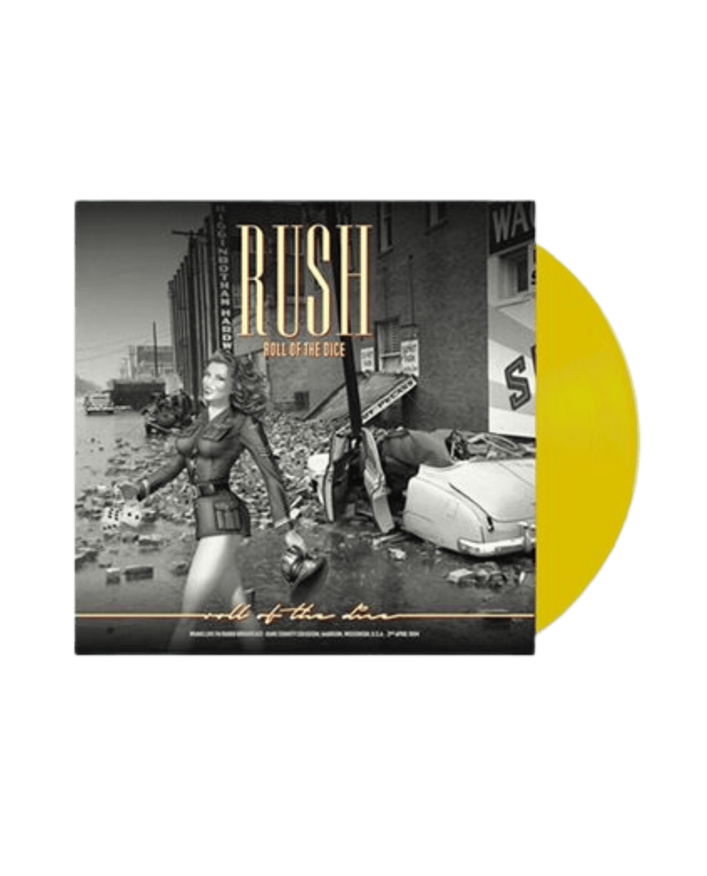 Rush - Vinilo LP - Special Edition Amarillo - "Roll of The Dice" - D2fy - Direct To Fans - D2fy