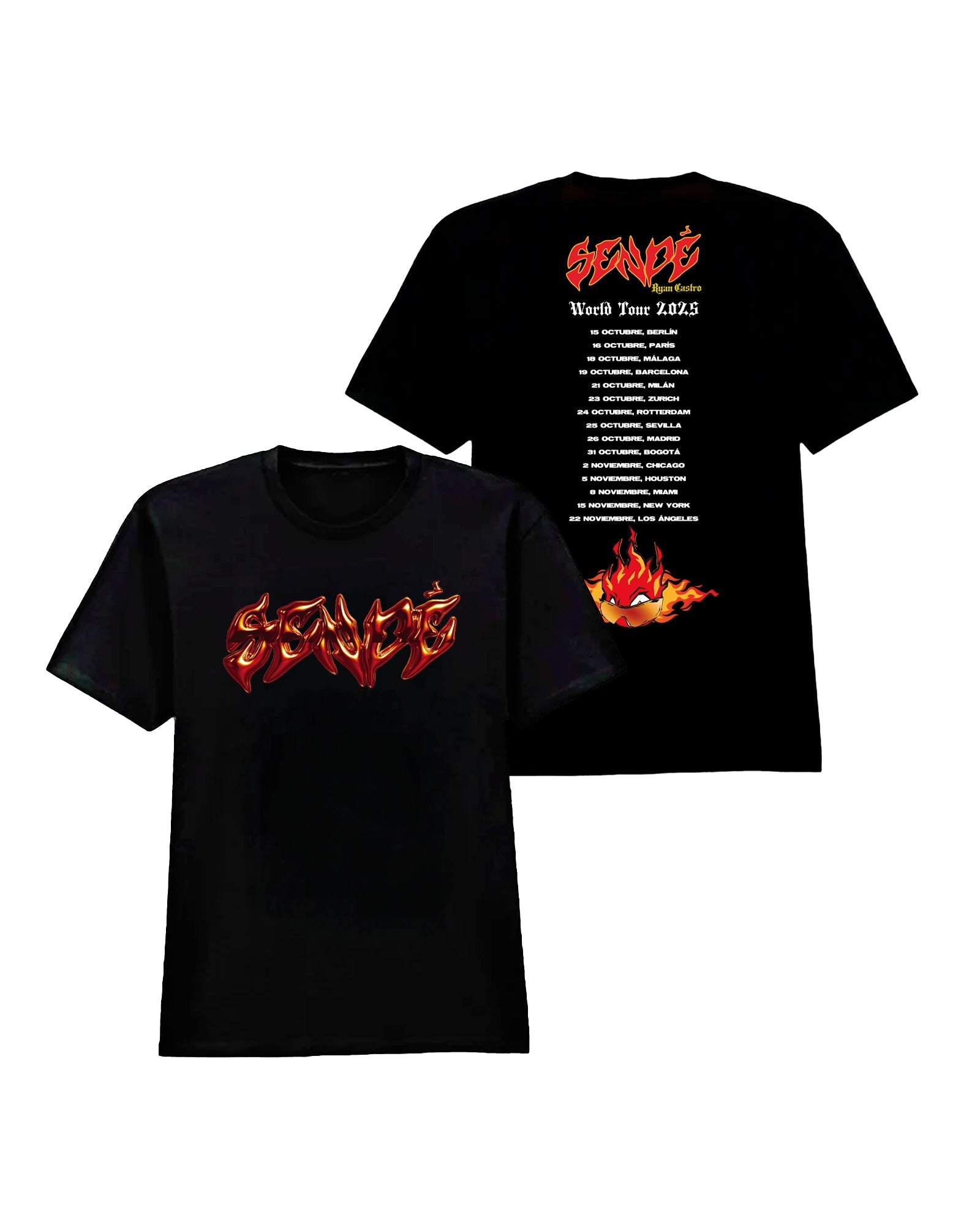 Ryan Castro - Camiseta "Tour" Unisex - D2fy · Rocktud - Ryan Castro