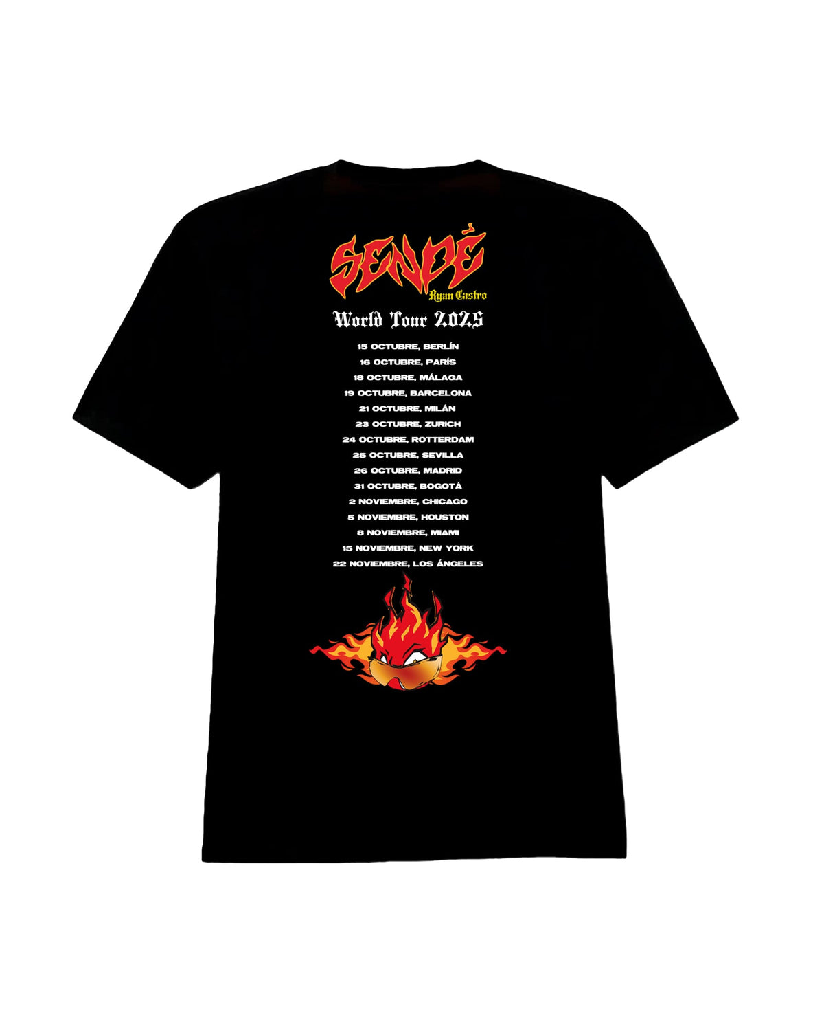 Ryan Castro - Camiseta "Tour" Unisex - D2fy · Rocktud - Ryan Castro