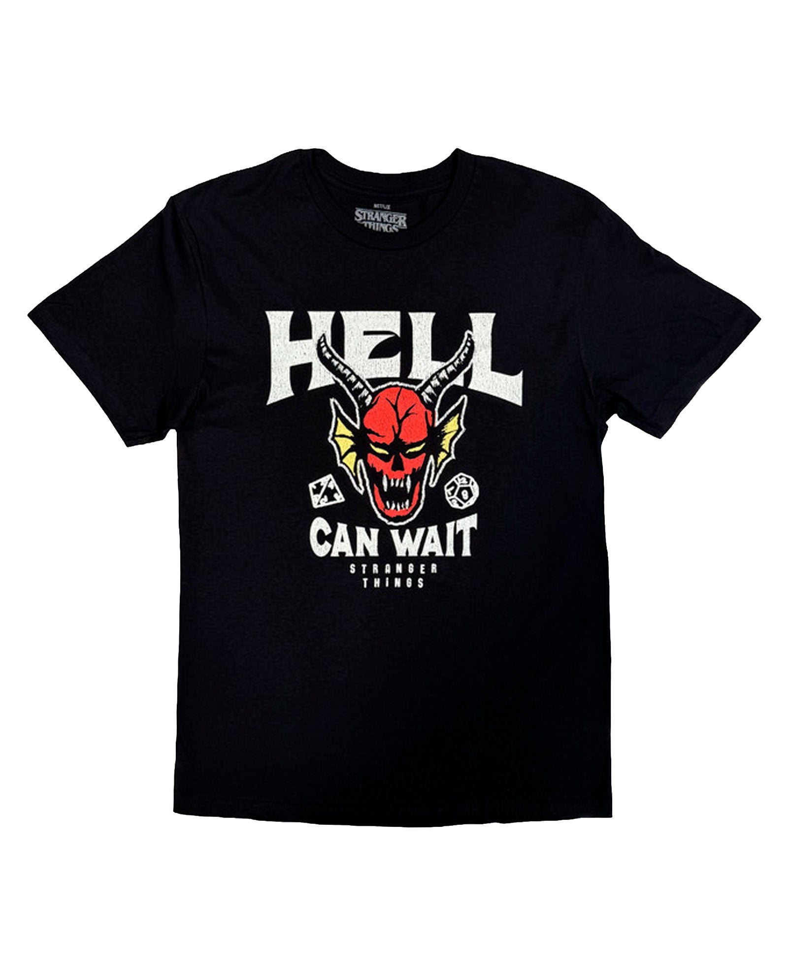 Stranger Things - Camiseta "Hell Can Wait" Unisex - D2fy · Rocktud - Rocktud