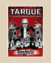 Tarque - Póster Firmado "Tarque & la Asociación Del Riff ARF 24" Edición Limitada Numerada - D2fy · Rocktud - Tarque