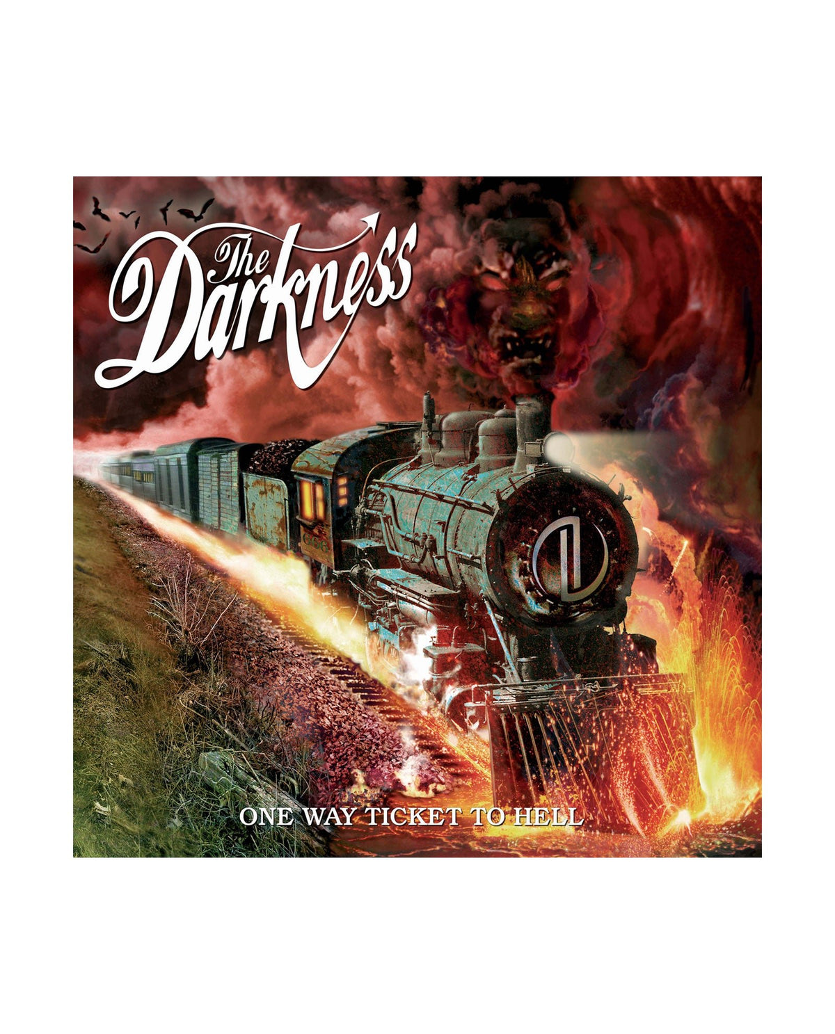 The Darkness - LP Vinilo Color Fuego "One Way Ticket to Hell...and Back (20th Anniversary Deluxe Edition)" - D2fy · Rocktud - Rocktud