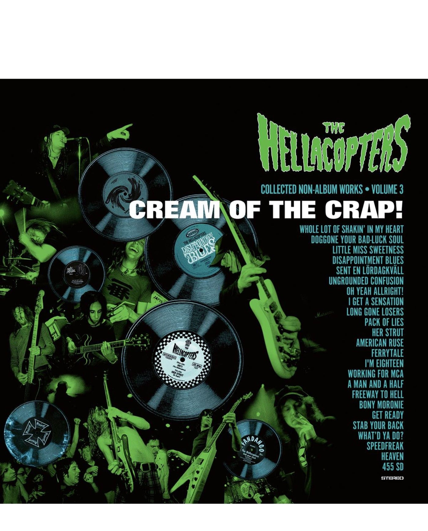 The Hellacopters - 2LP verde transparente "Cream of the Crap! Collected non - album works, Vol.3" - D2fy · Rocktud - Rocktud