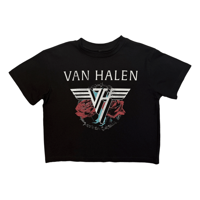 Van Halen - Camiseta Mujer Crop "84 Tour" - D2fy - Direct To Fans - Van Halen