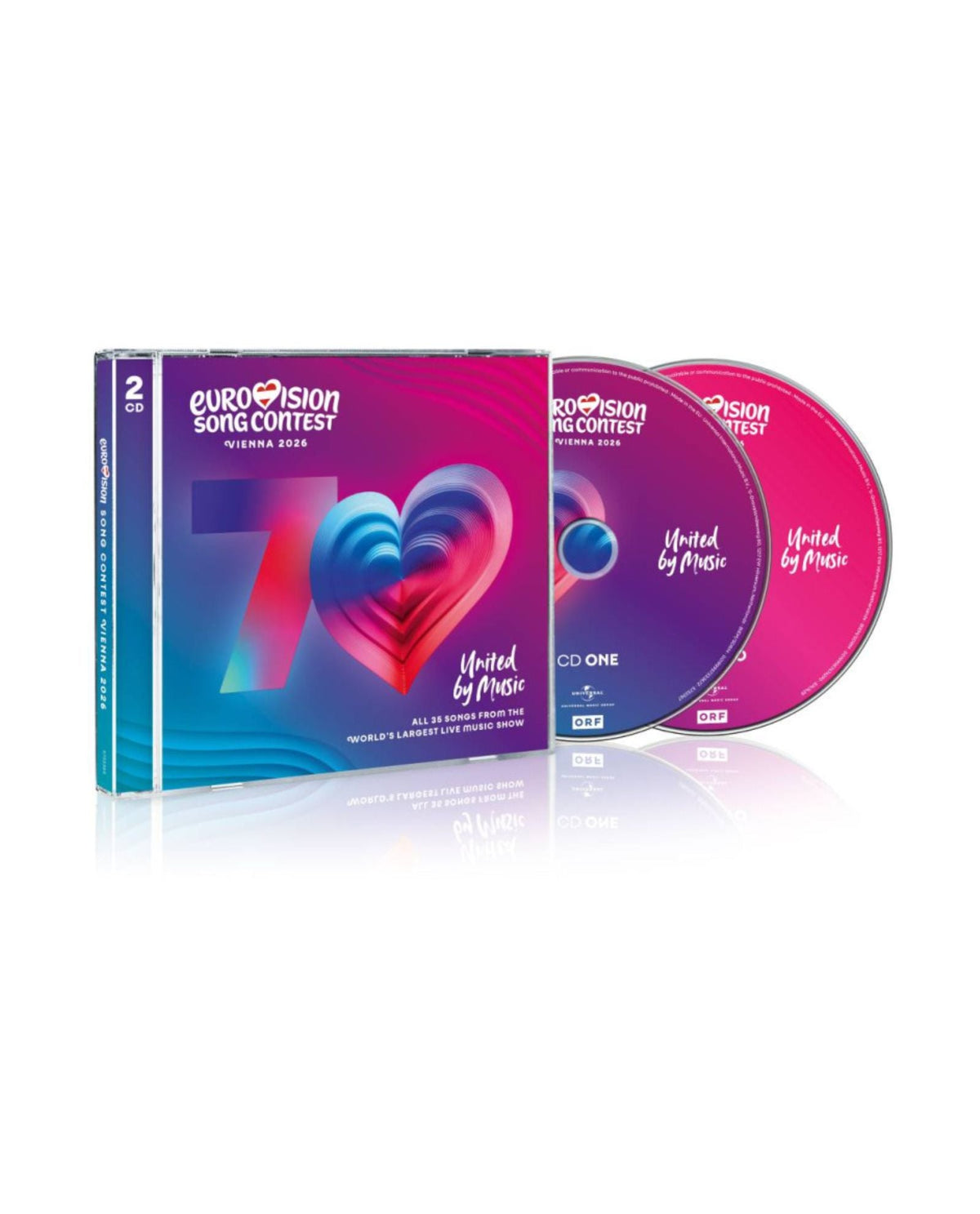 Varios Artistas - 2CD "Eurovision Song Contest Vienna 2026" - D2fy - Direct To Fans - D2fy