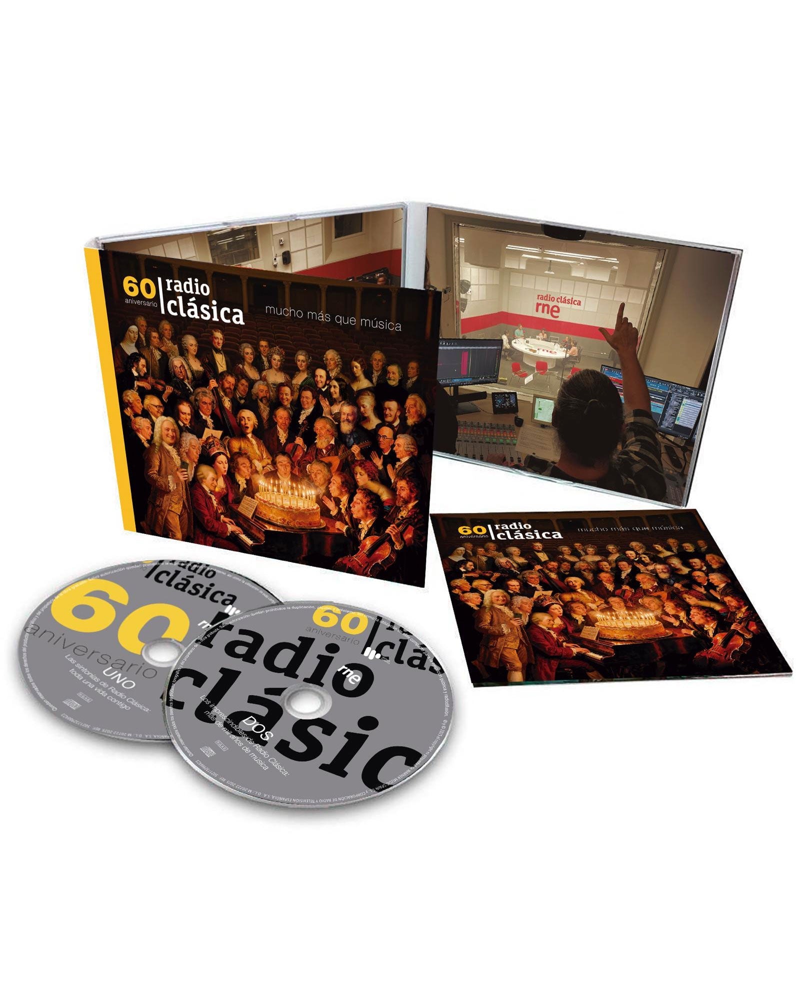 Varios Artistas - 2CD + LIBRETO 28 PÁGINAS "Radio Clásica - 60 aniversario " - D2fy · Rocktud - D2fy