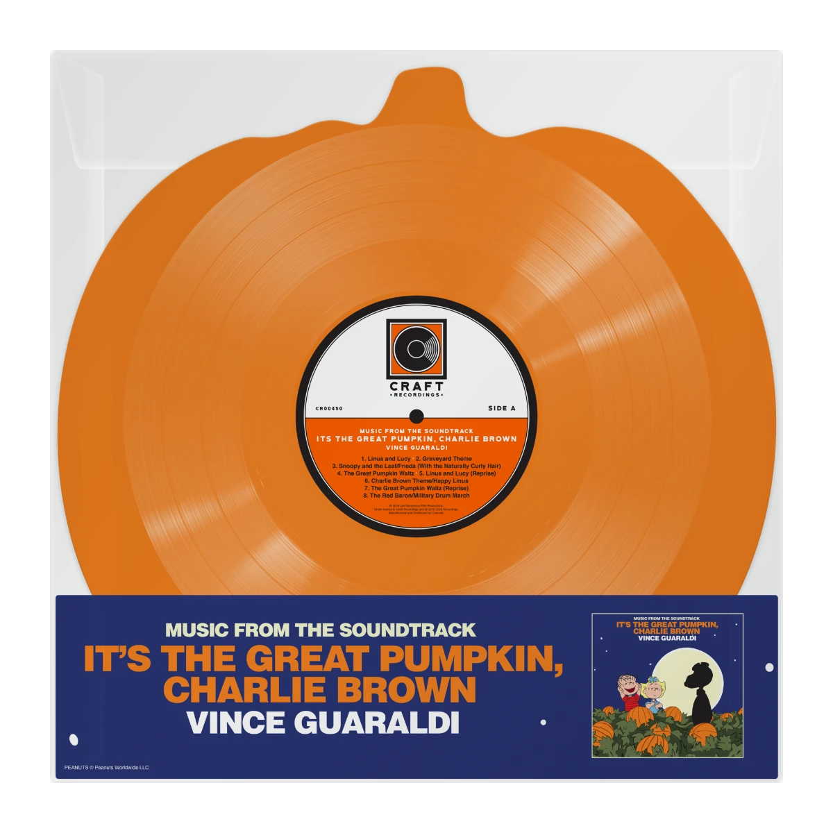 Vince Guaraldi - LP Vinilo con Forma de Calabaza "It's The Great Pumpkin, Charlie Brown"
