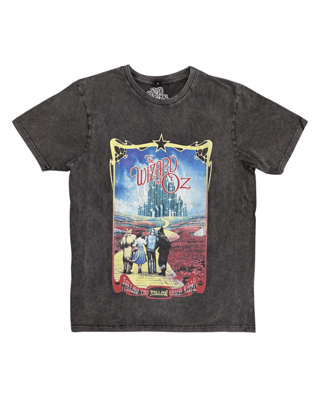 Wizard Of Oz - Camiseta "Yellow Brick Road Stone Wash" Unisex - D2fy - Direct To Fans - D2fy