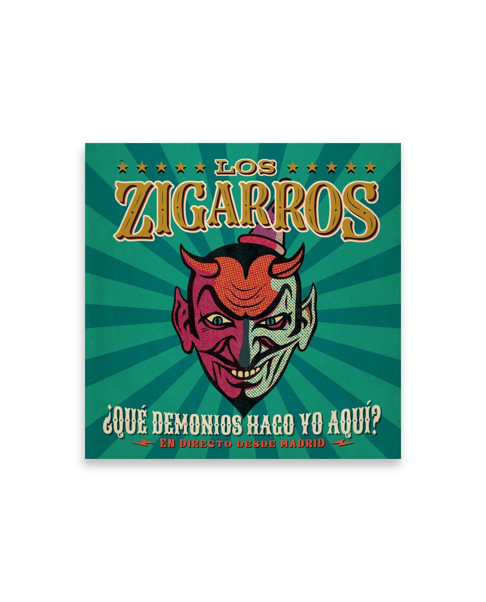 2 CDs + DVD - ¿Qué demonios hago yo aquí? En directo desde Madrid - Los Zigarros - Rocktud - Los Zigarros
