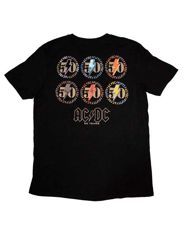 AC/DC - Camiseta "Emblems (Especial 50 Aniversario)" Unisex - D2fy · Rocktud - Rocktud