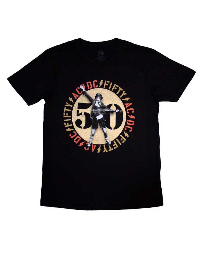 AC/DC - Camiseta "Gold Emblem (Especial 50 Aniversario)" Unisex - D2fy · Rocktud - Rocktud