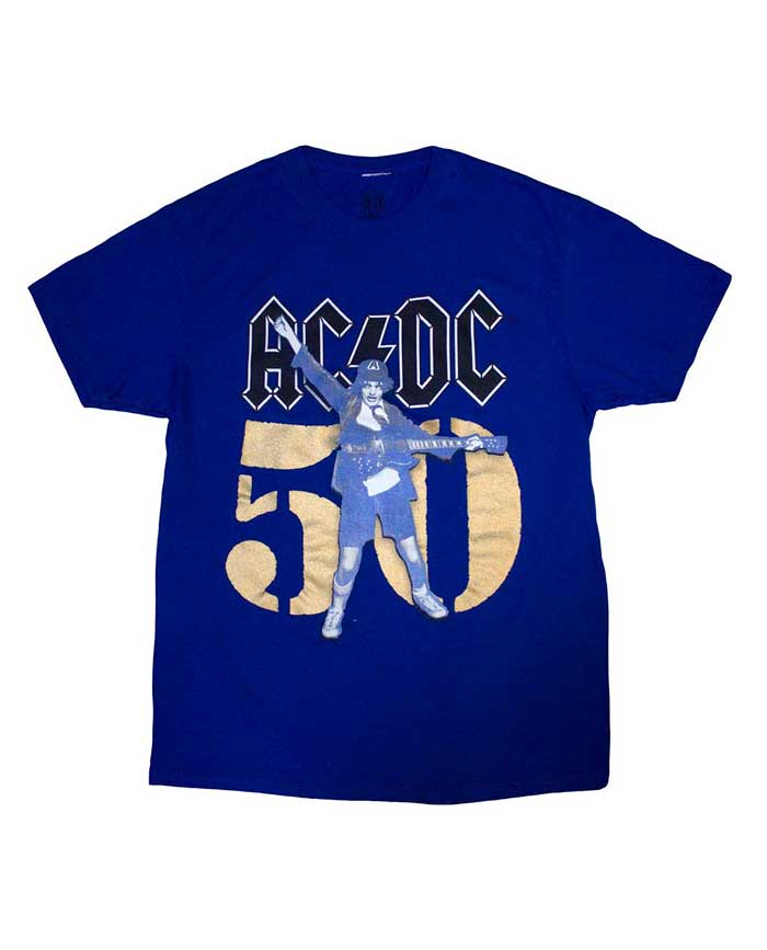 AC/DC - Camiseta "Gold Fifty (Especial 50 Aniversario)" Unisex - D2fy · Rocktud - Rocktud