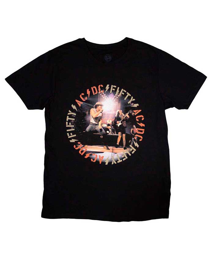 AC/DC - Camiseta "Live! (Especial 50 Aniversario)" Unisex - D2fy · Rocktud - Rocktud