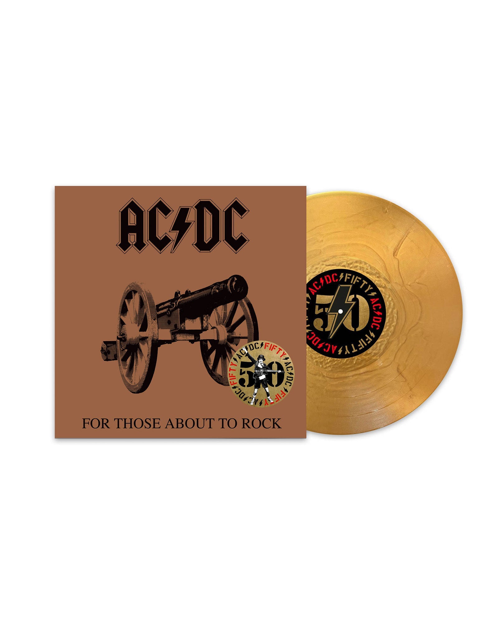 AC/DC - LP Vinilo Dorado "For Those About To Rock (We Salute You)" Ed. 50 aniversario - D2fy · Rocktud - Rocktud