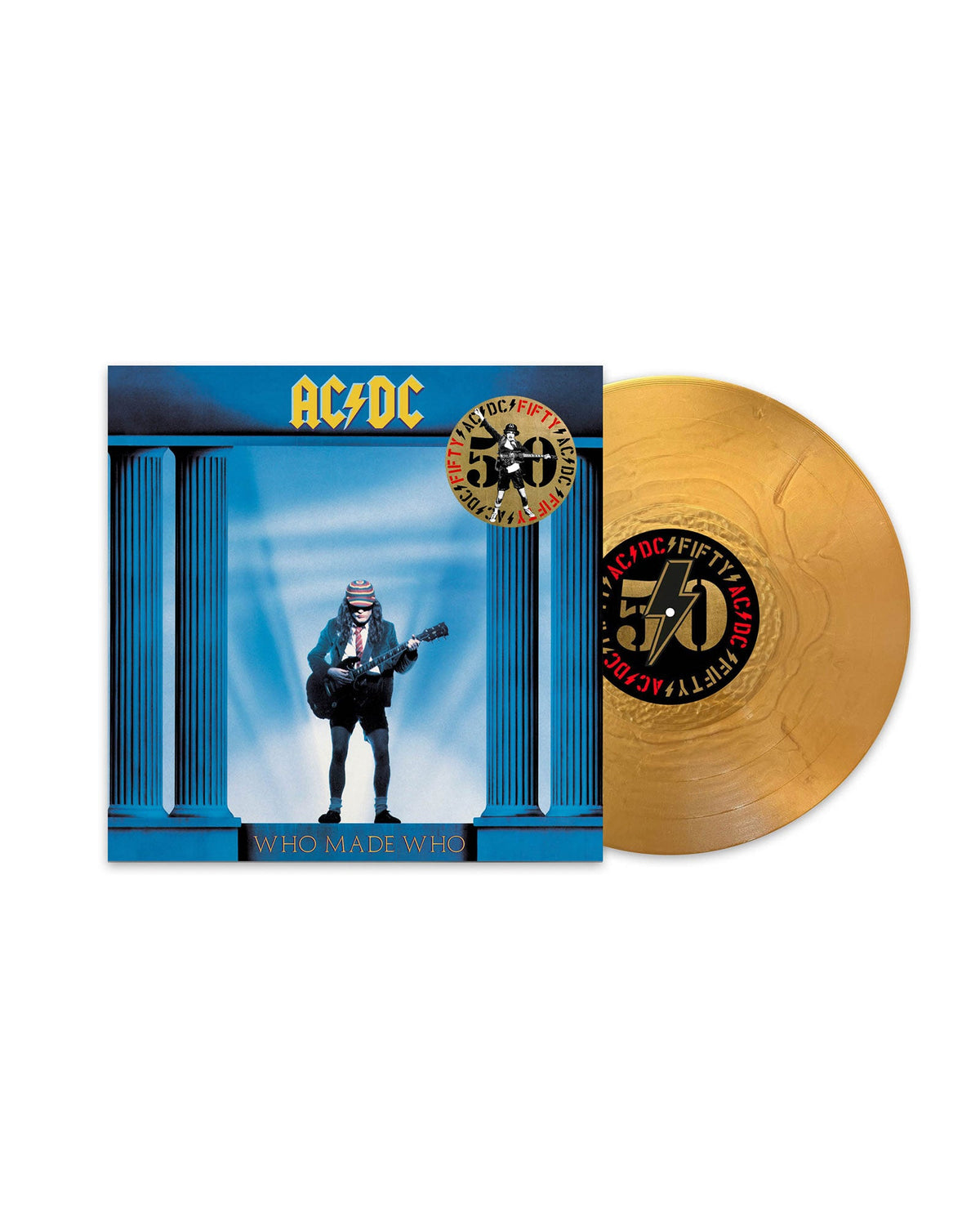 AC/DC - LP Vinilo Dorado "Who Made Who" Ed. 50 aniversario - D2fy · Rocktud - Rocktud