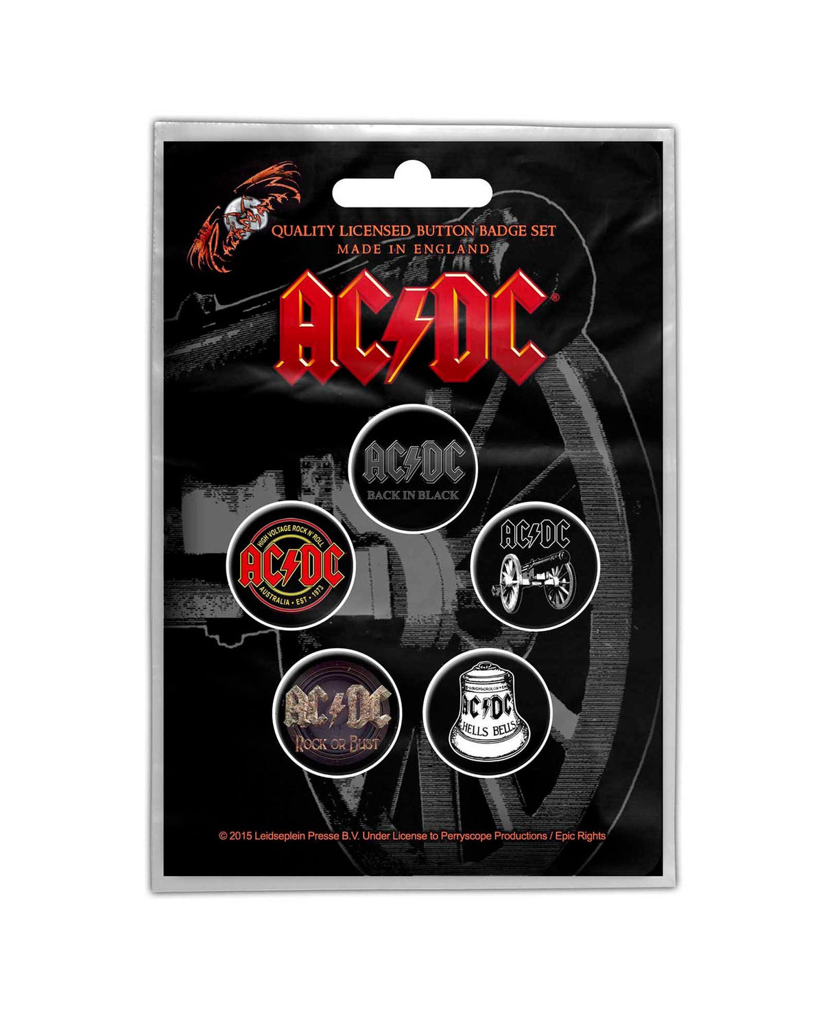 AC/DC - Pack de chapas "For Those About To Rock" - D2fy · Rocktud - Rocktud