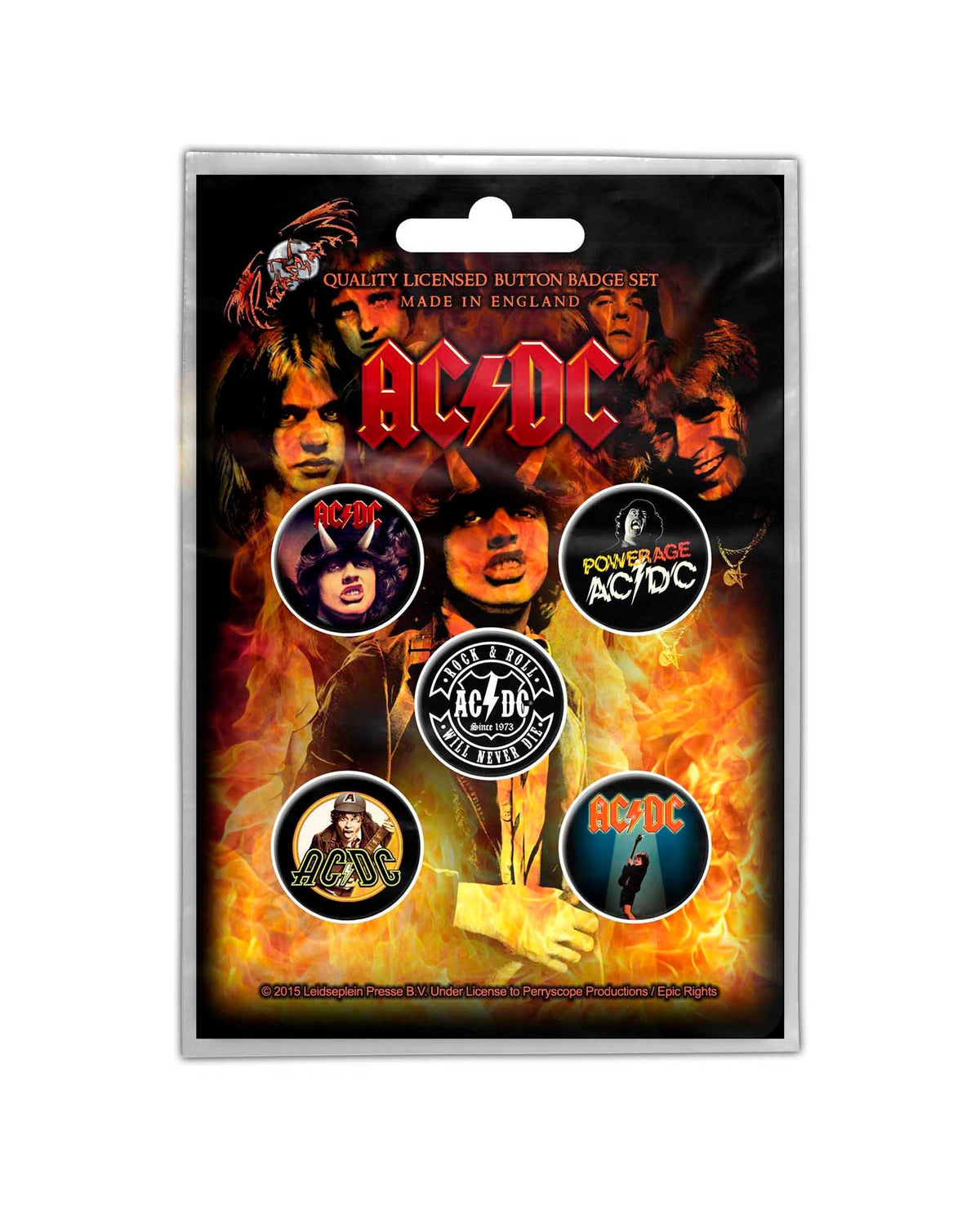 AC/DC - Pack de chapas "Highway to Hell" - D2fy · Rocktud - Rocktud