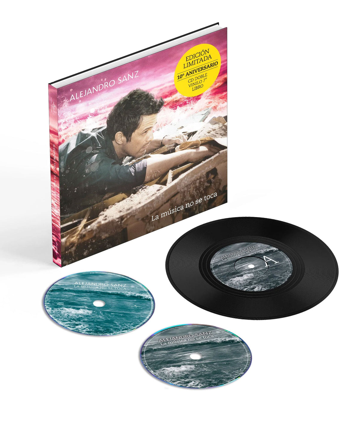 Alejandro Sanz - 2CD+LP+LIBRO "La Música No Se Toca" Ed 10º Aniversario - Rocktud - Rocktud