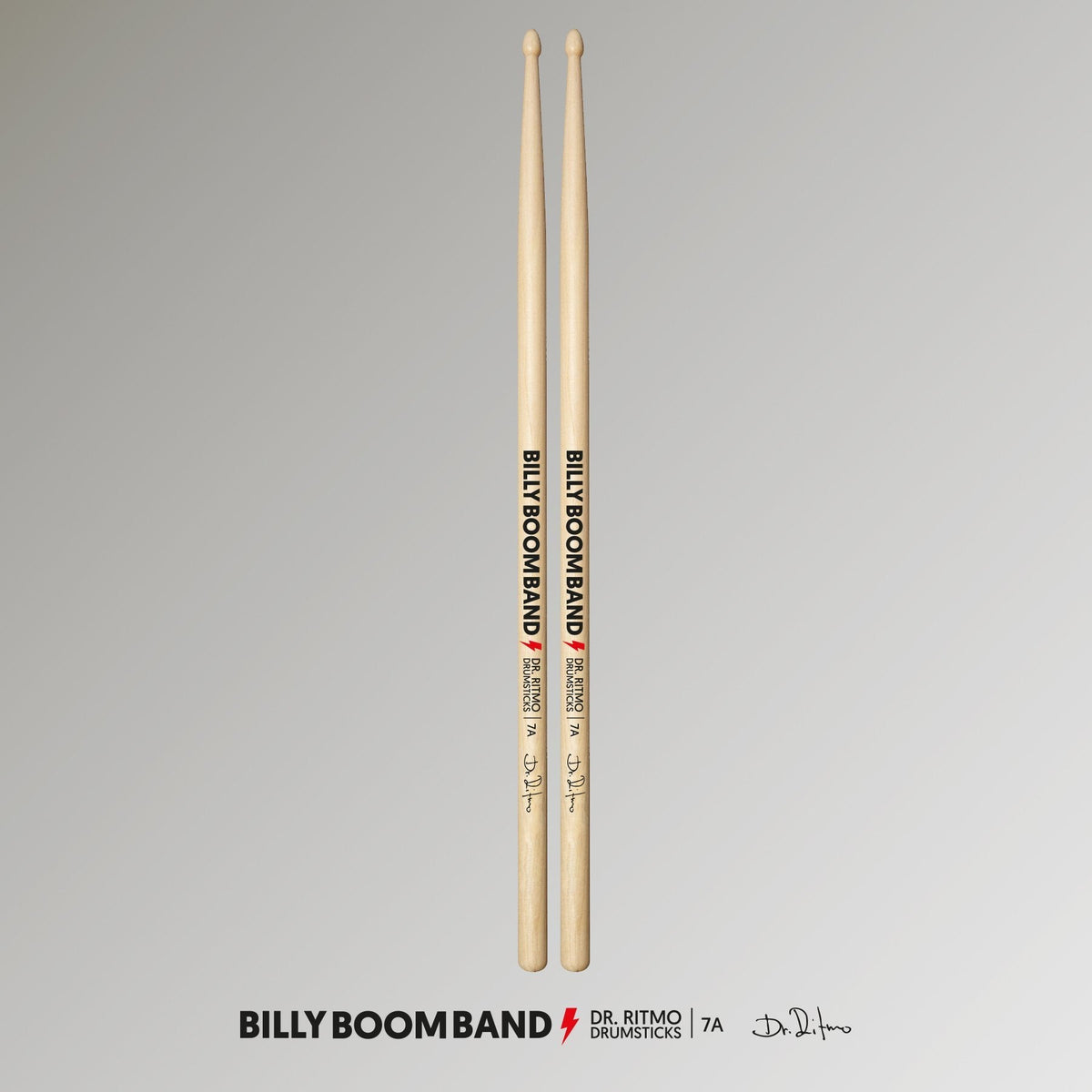 Baquetas Dr. Ritmo - Billy Boom Band - The Fandation - Billy Boom Band