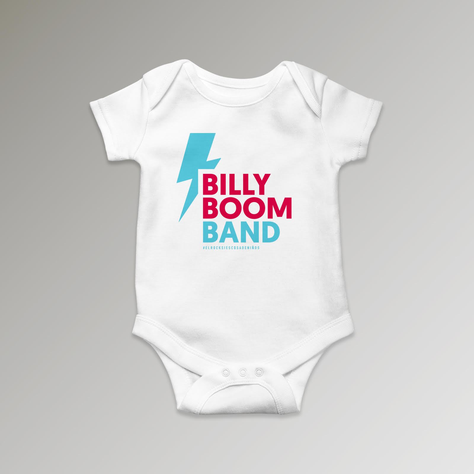 Billy Boom Band - Body bebé Rayo Azul - D2fy · Rocktud - Billy Boom Band