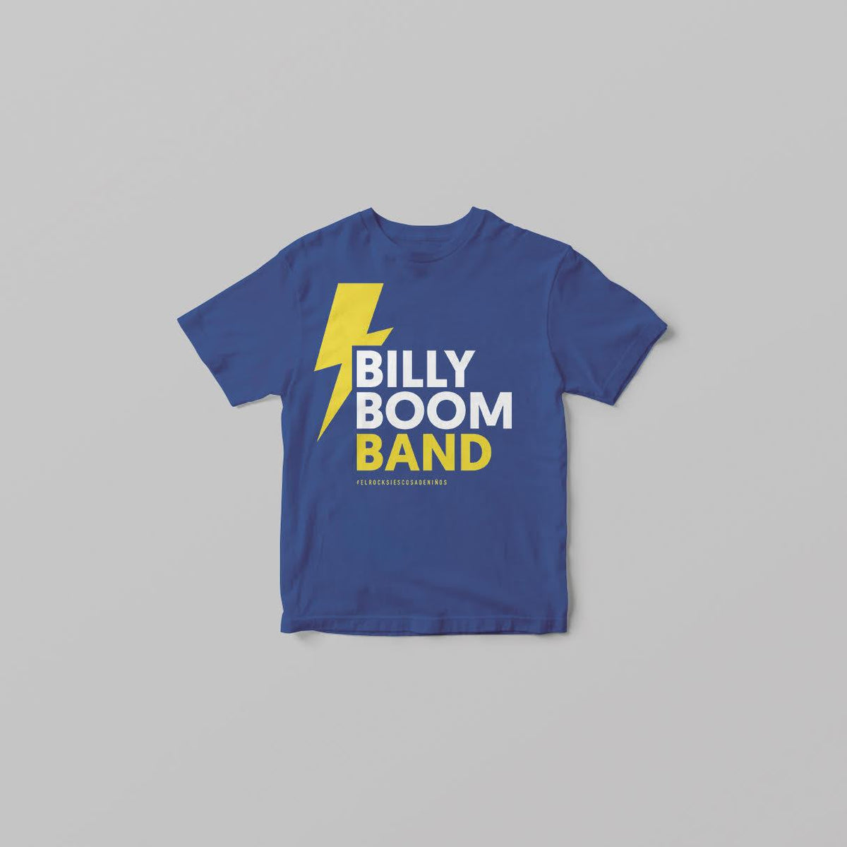 Billy Boom Band - Camiseta Rayo Azul - D2fy · Rocktud - Billy Boom Band
