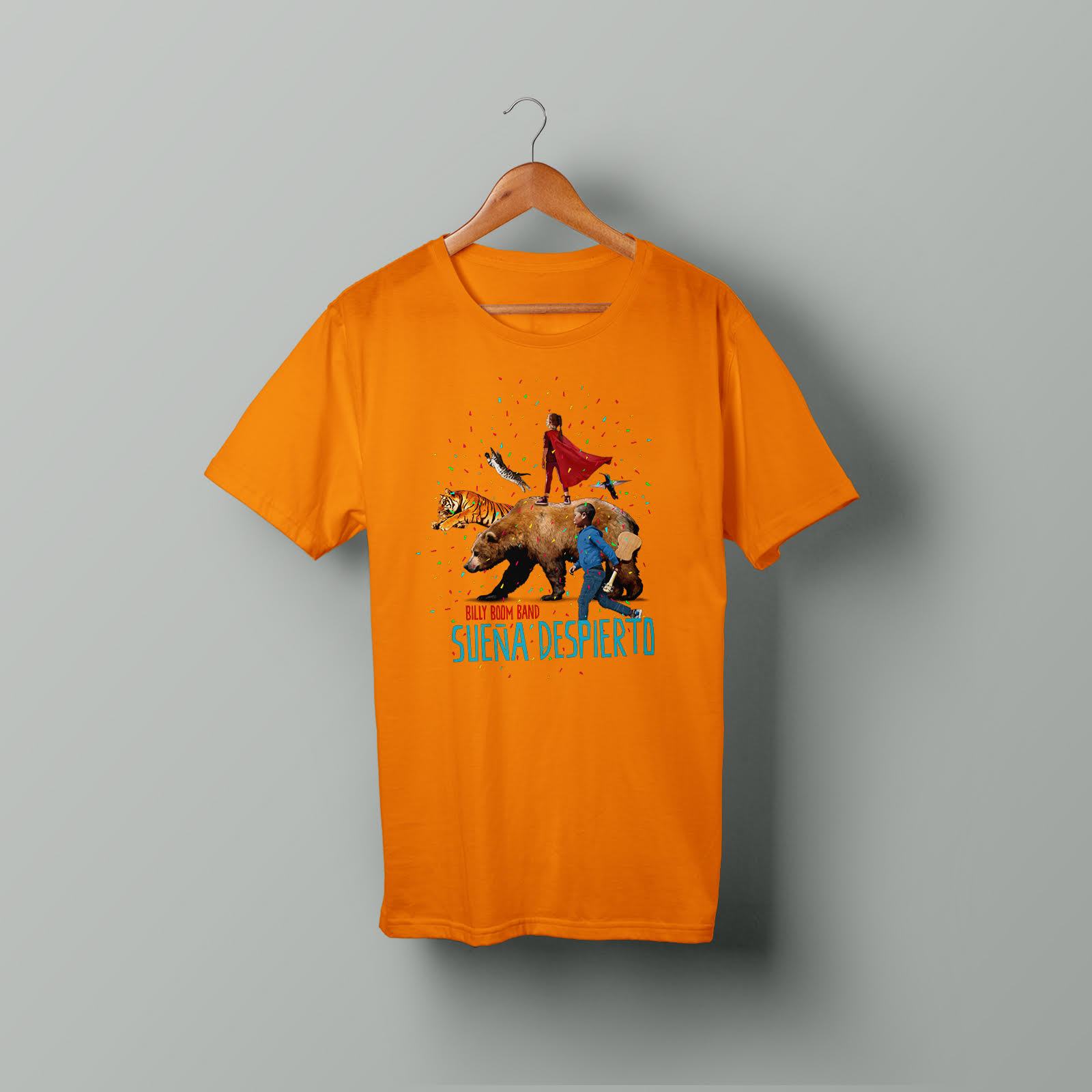 Billy Boom Band - Camiseta Sueña Despierto naranja - D2fy · Rocktud - Billy Boom Band