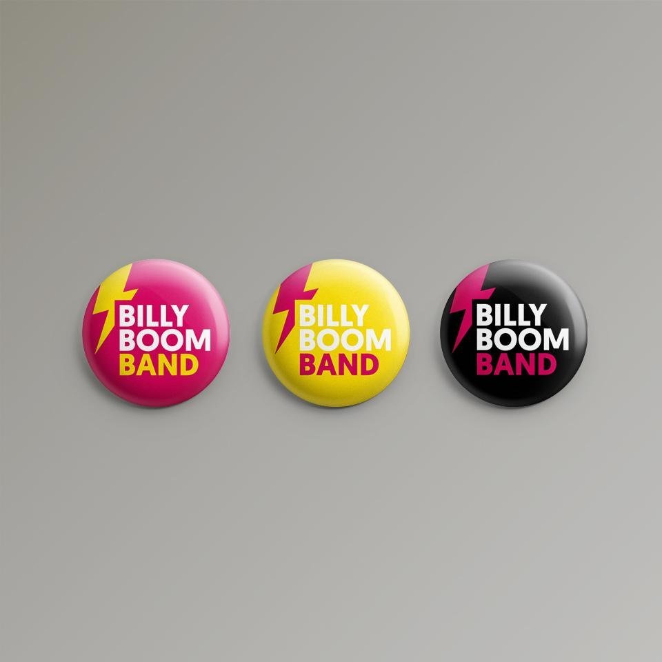 Billy Boom Band - Pack chapas - D2fy · Rocktud - Billy Boom Band