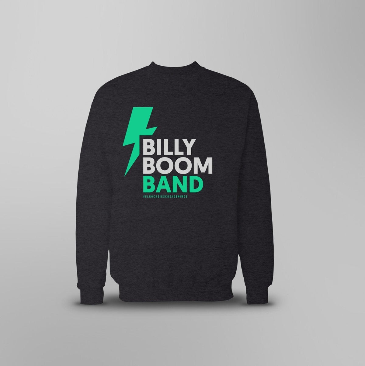 Billy Boom Band - Sudadera Rayo Negra - D2fy · Rocktud - Billy Boom Band