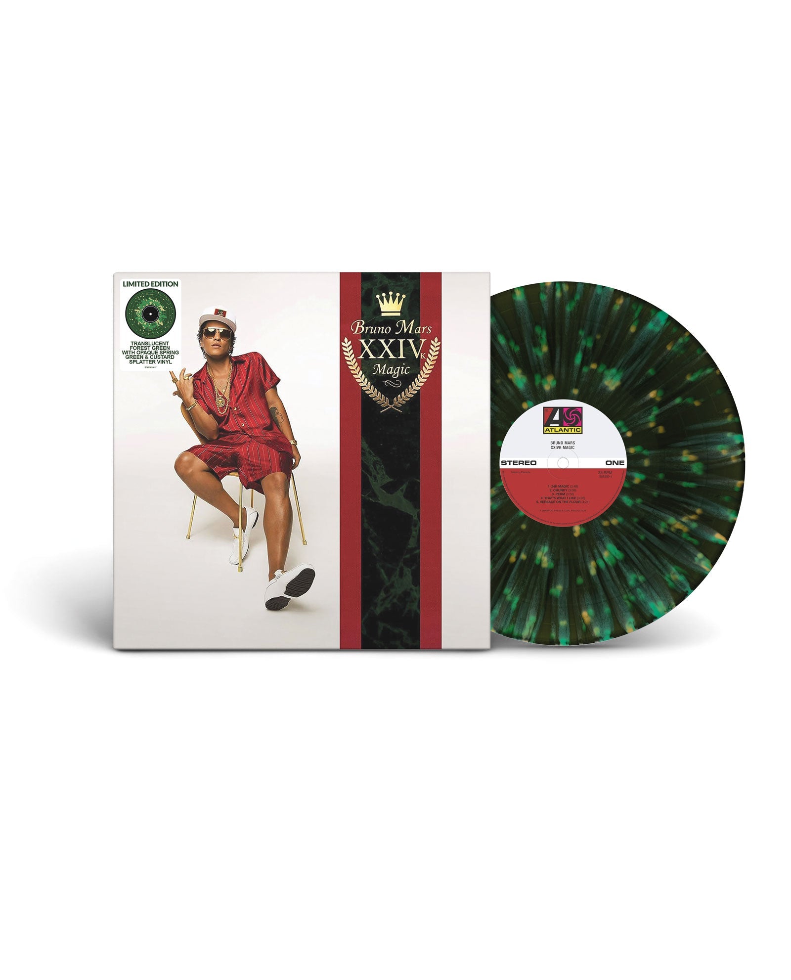 Bruno Mars - LP Vinilo Verde "24K Magic" - D2fy · Rocktud - D2fy