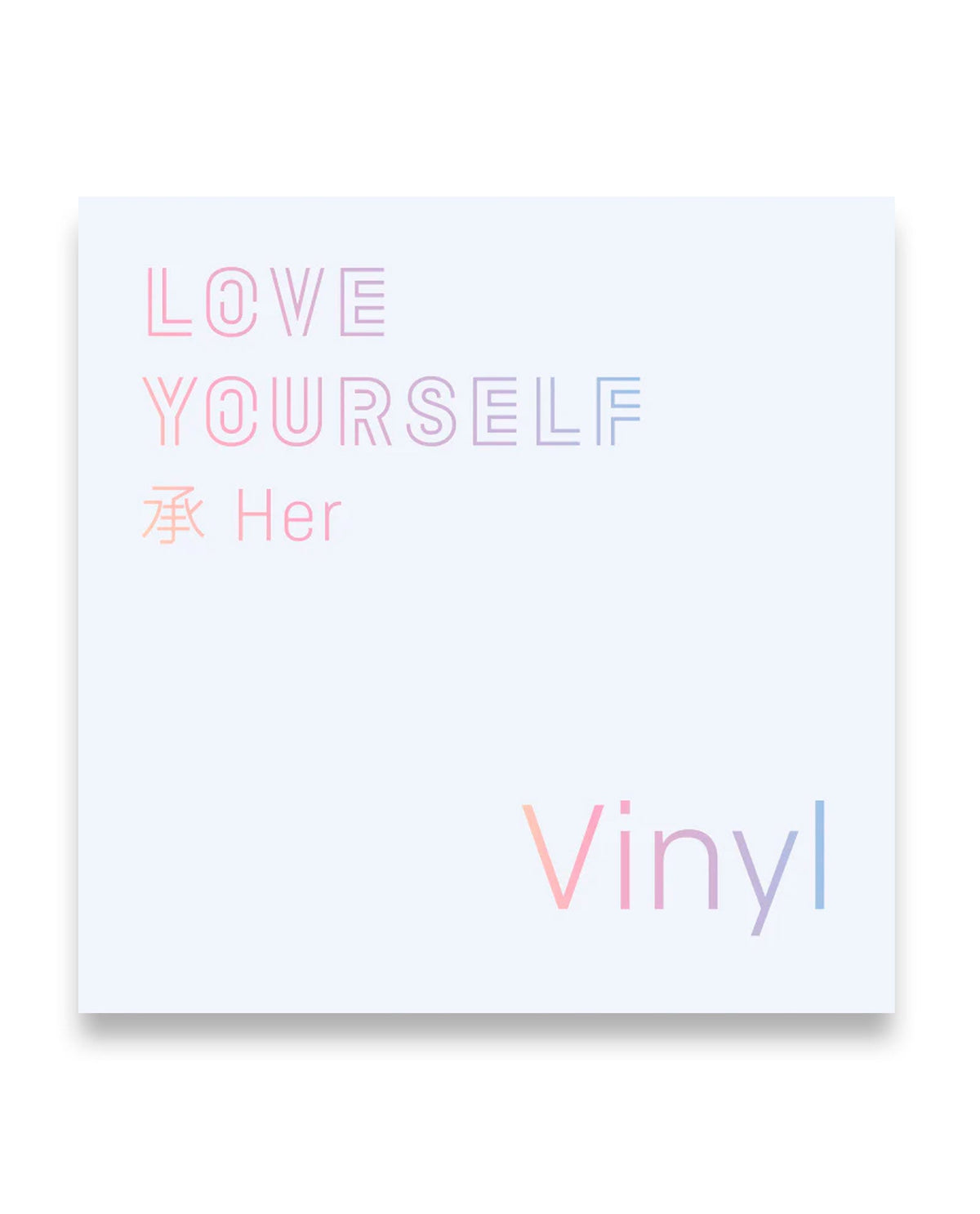 BTS - LP Vinilo LOVE YOURSELF: 承 'Her 1' - D2fy · Rocktud - D2fy