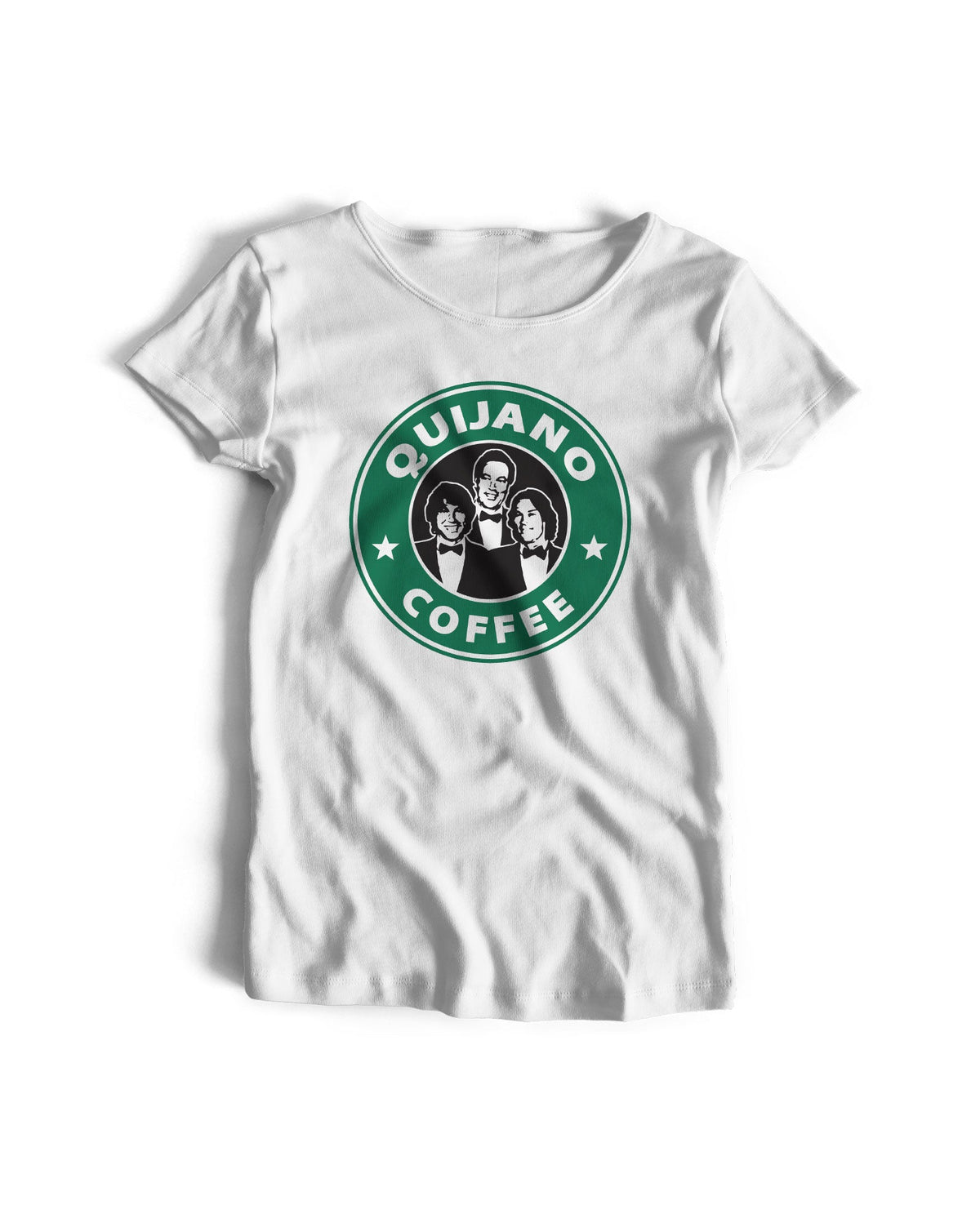 Café Quijano - Camiseta "Quijano Coffee" blanca - D2fy · Rocktud - Café Quijano