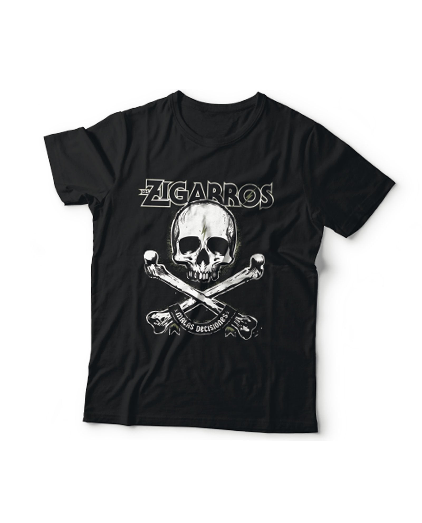 Camiseta "Calavera" - Los Zigarros - Rocktud - Los Zigarros