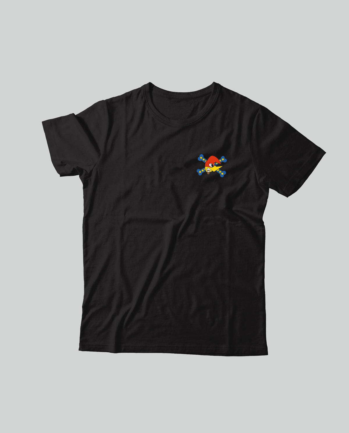 Camiseta con Logo Bordado Negra - Loquillo - D2fy · Rocktud - Loquillo