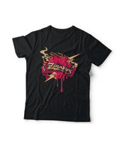 Camiseta "Corazón" - Los Zigarros (Color Negro) - Rocktud - Los Zigarros