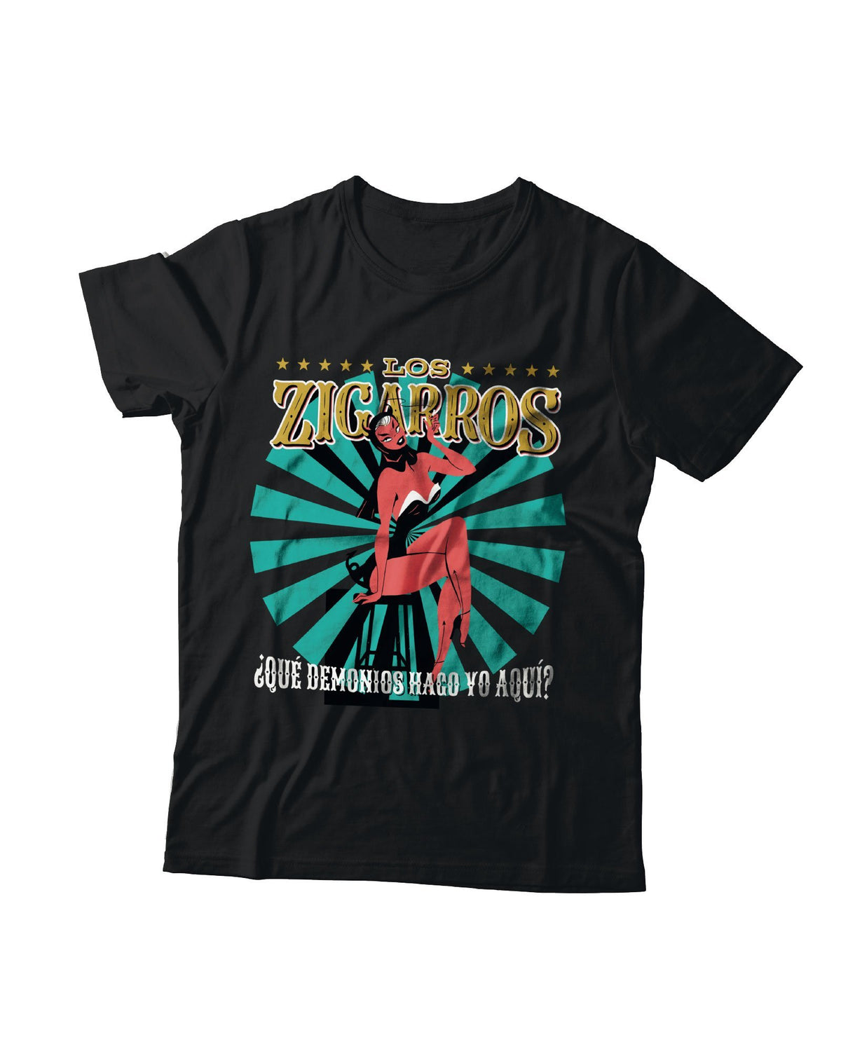 Camiseta "Demonia" - Los Zigarros - Rocktud - Los Zigarros