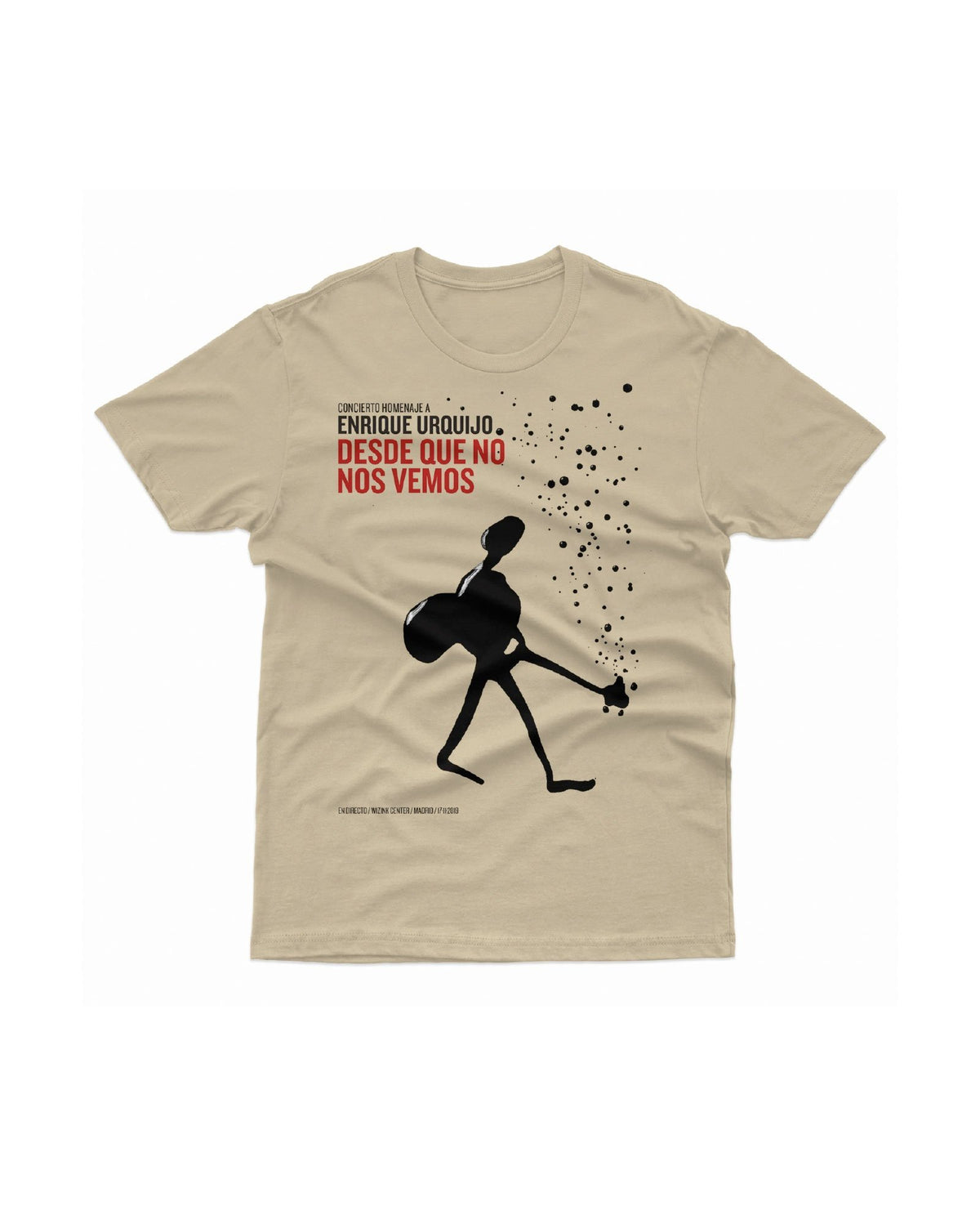 Camiseta "Desde Que No Nos Vemos" Arena - Los Secretos - Rocktud - Los Secretos