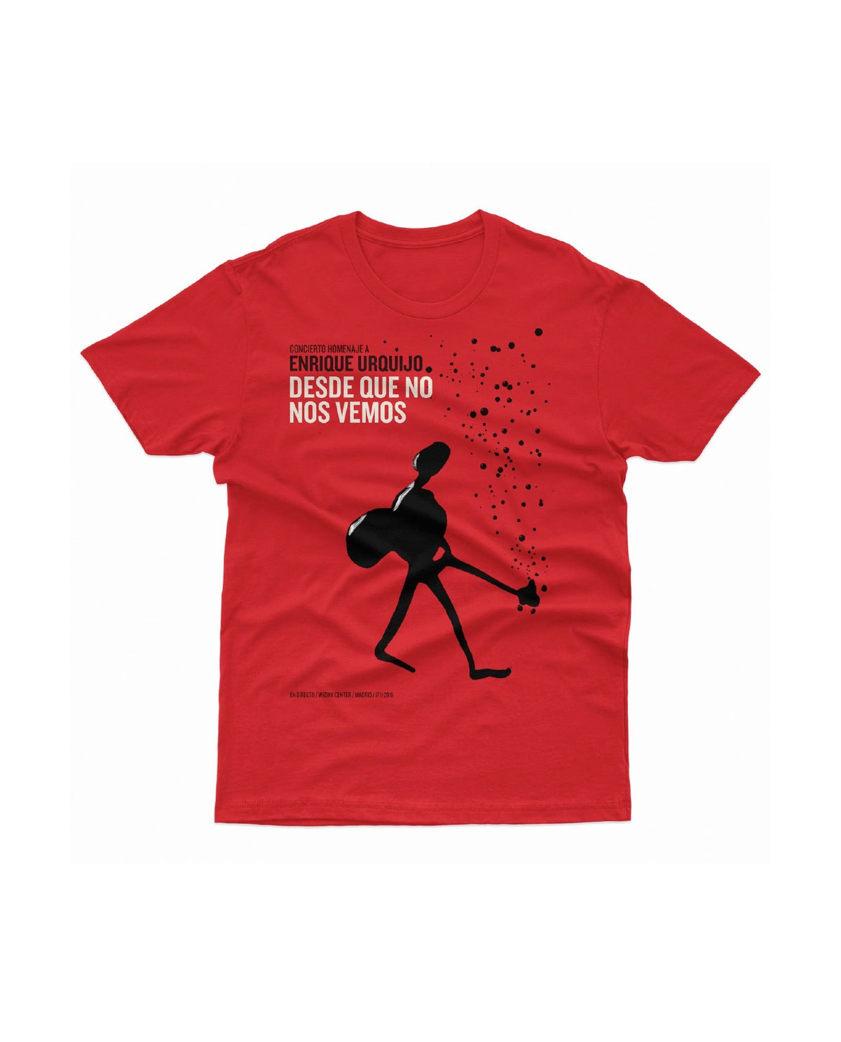 Camiseta "Desde Que No Nos Vemos" Roja - Los Secretos - Rocktud - Los Secretos