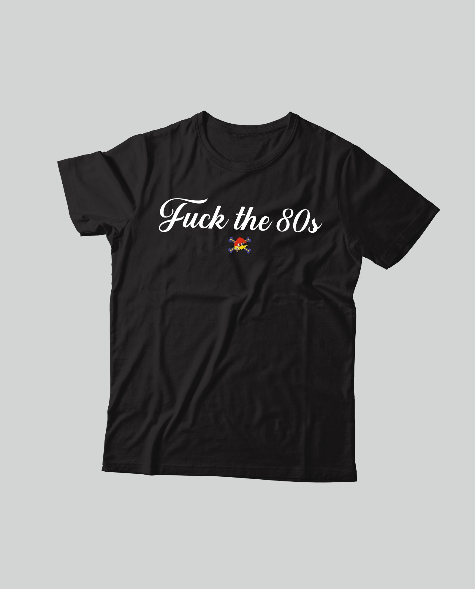 Camiseta Fuck The 80's Negra - Loquillo - Rocktud - Loquillo