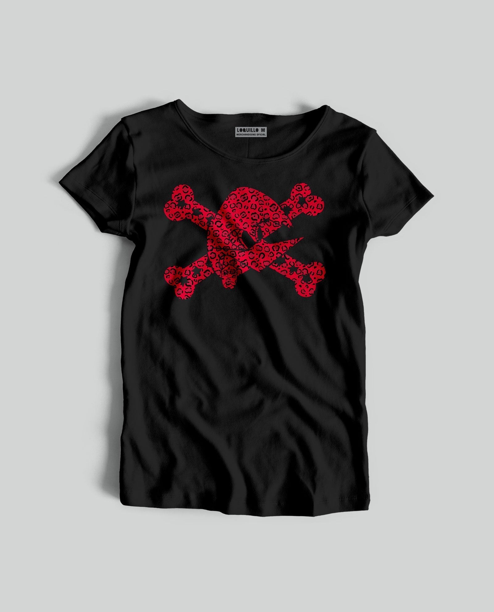 Camiseta Loquillo Girly Terciopelo - Rocktud - Loquillo